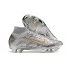 Nike Air Zoom Mercurial Superfly 9 Elite XXV FG Argent Métallique