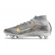 Nike Air Zoom Mercurial Superfly 9 Elite XXV FG Argent Métallique