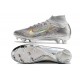 Nike Air Zoom Mercurial Superfly 9 Elite XXV FG Argent Métallique