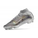 Nike Air Zoom Mercurial Superfly 9 Elite XXV FG Argent Métallique