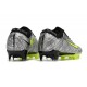 Nouvelle Nike Zoom Mercurial Vapor XV Elite FG Argent Métallique Vert Noir