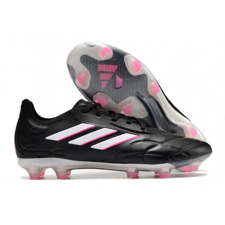 Crampons adidas Copa Pure.1 FG Noir Zero Met Rose Equipe Choc